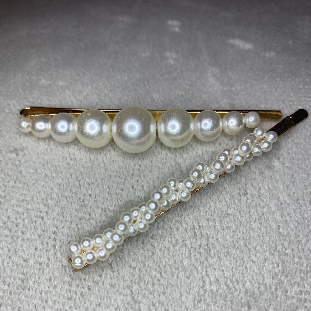 Faux Pearl hair pins